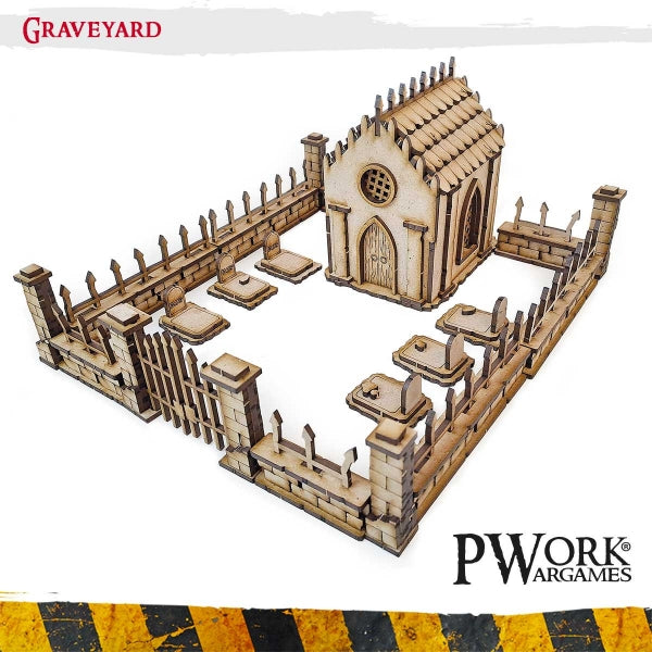 MDF Terrain Scenery - Graveyard