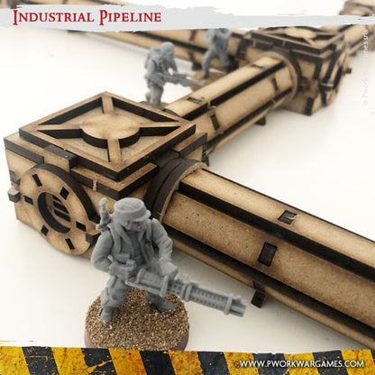 MDF Terrain Scenery - Industrial Pipeline