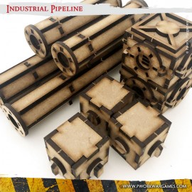 MDF Terrain Scenery - Industrial Pipeline