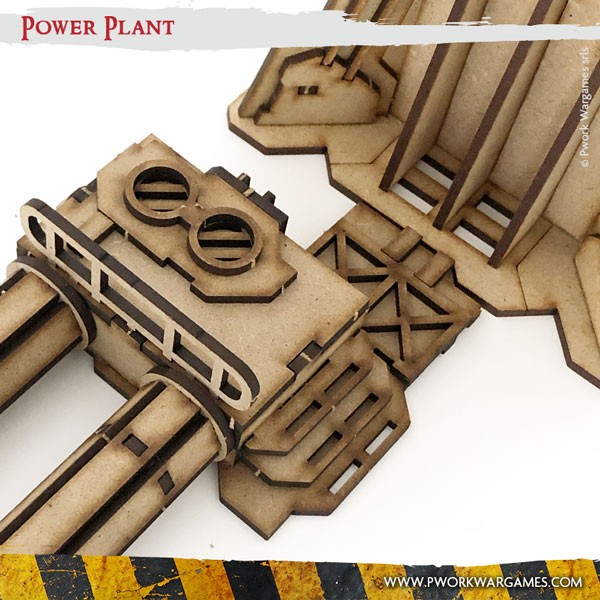 MDF Terrain Scenery - Power Plant