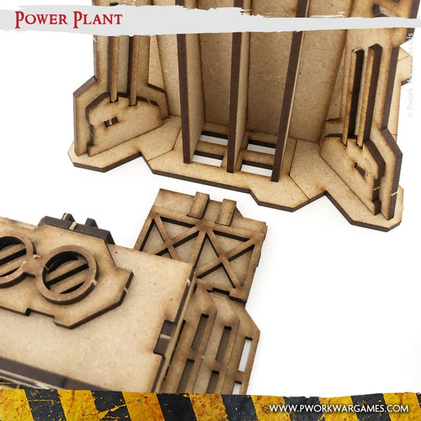 MDF Terrain Scenery - Power Plant