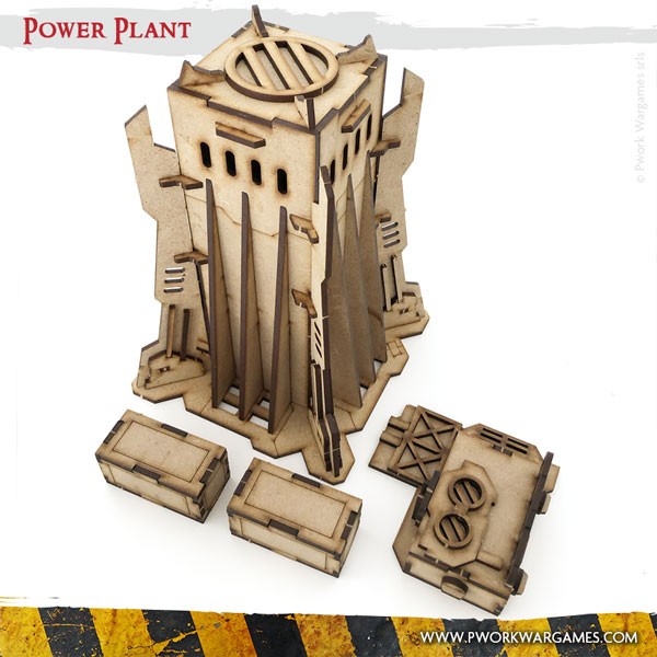 MDF Terrain Scenery - Power Plant