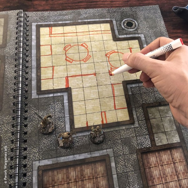 Combat Book - Rewritable Map Book for RPG