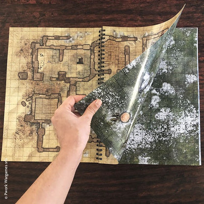 Combat Book - Rewritable Map Book for RPG