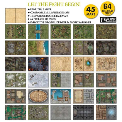 Combat Book - Rewritable Map Book for RPG