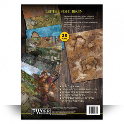 Combat Book 3 - Rewritable Mapbook for RPG