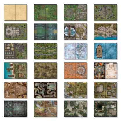 Combat Book 3 - Rewritable Mapbook for RPG