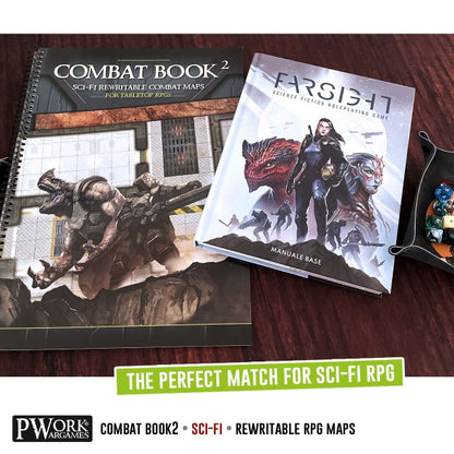 Combat Book 2 - Rewritable Map Book for Sci-Fi RPG