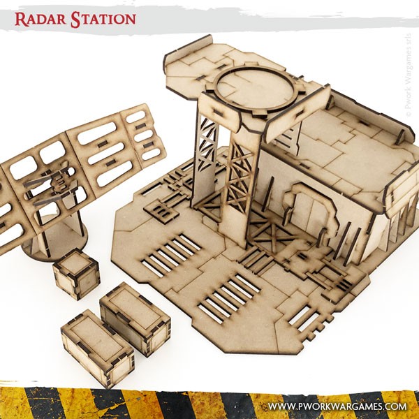 MDF Terrain Scenery - Radar Station