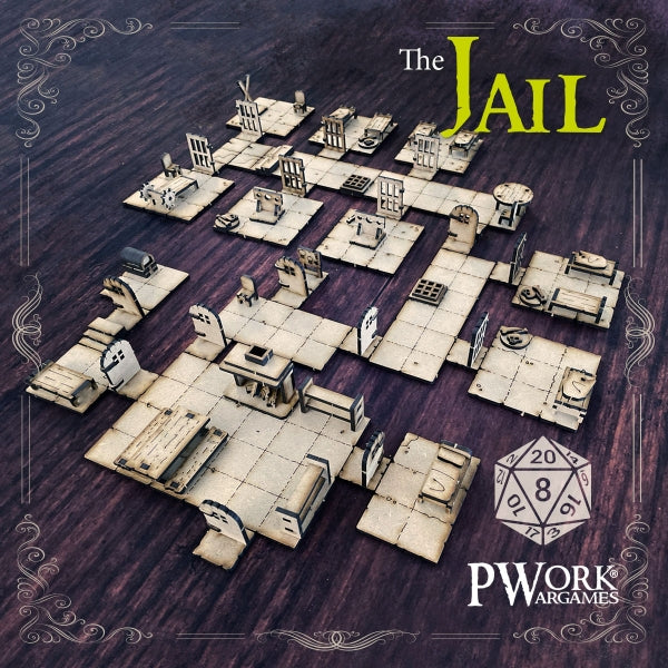 MDF Fantasy Tiles - The Jail