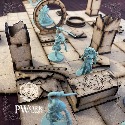 MDF Fantasy Tiles - The Temple