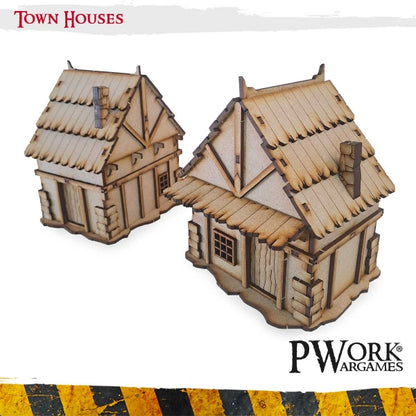 MDF Terrain Scenery - Town Houses