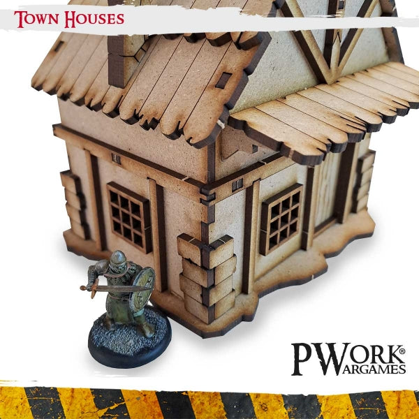 MDF Terrain Scenery - Town Houses