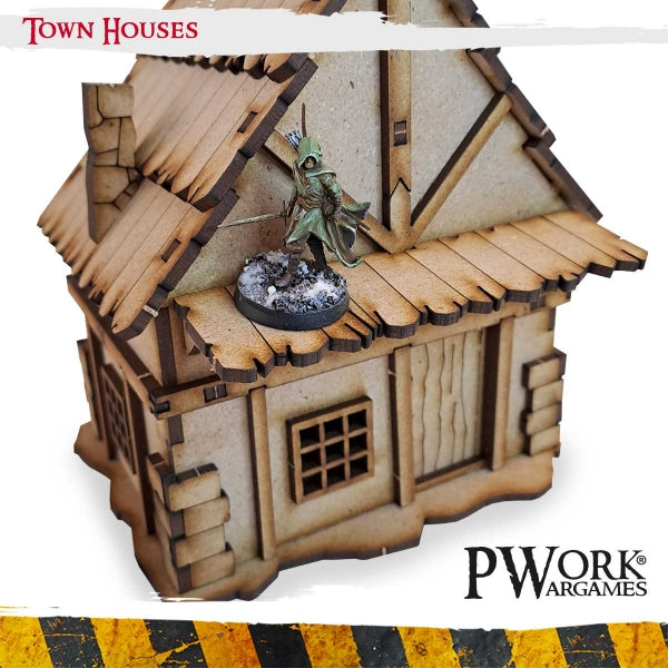 MDF Terrain Scenery - Town Houses