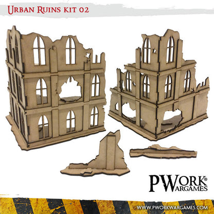 MDF Terrain Scenery - Urban Ruins 02