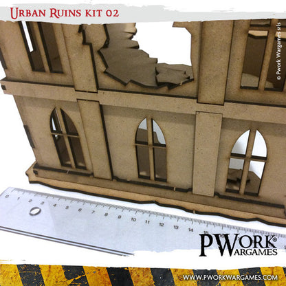 MDF Terrain Scenery - Urban Ruins 02