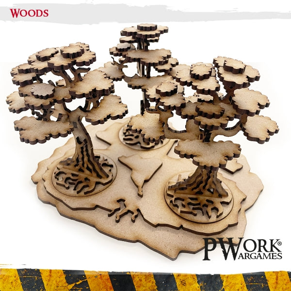 MDF Terrain Scenery - Woods