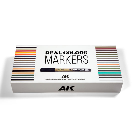 AK Interactive Special Box RC Markers - 34 Markers