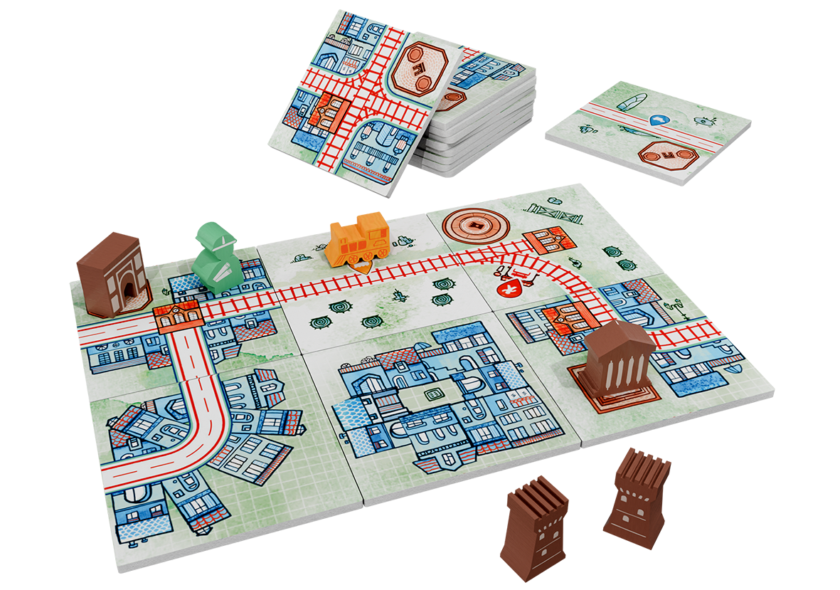 Railroad Tiles: Monuments Expansion