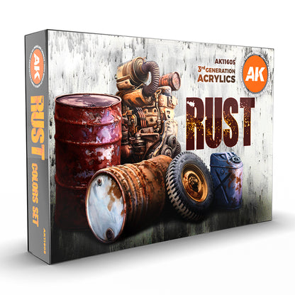 AK Interactive 3GEN Rust and Abandoned Colors Set