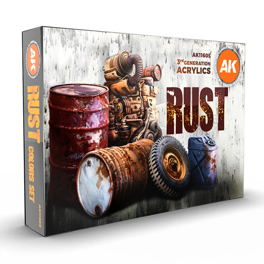 AK Interactive 3GEN Rust and Abandoned Colors Set