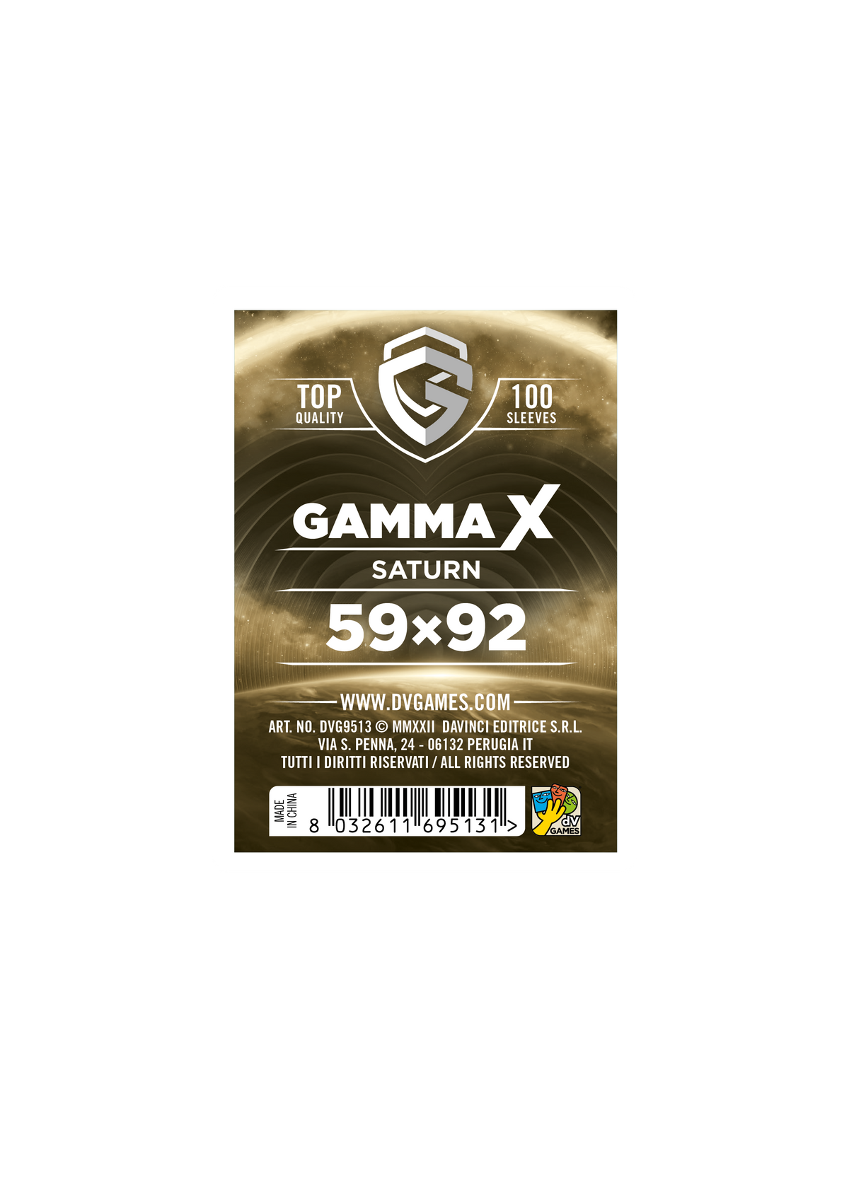 Bustine Protettive - Gamma X Saturn 59x92mm