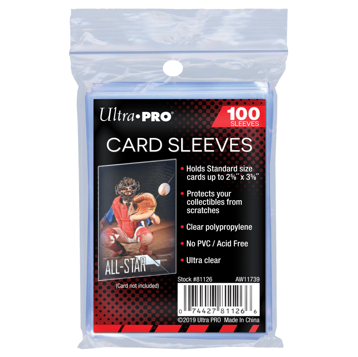 Protective Sachets - 100 Transparent Soft Ultra Pro