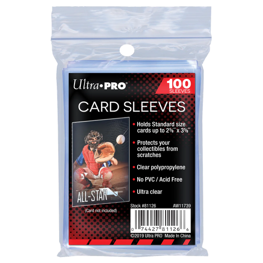 Protective Sachets - 100 Transparent Soft Ultra Pro