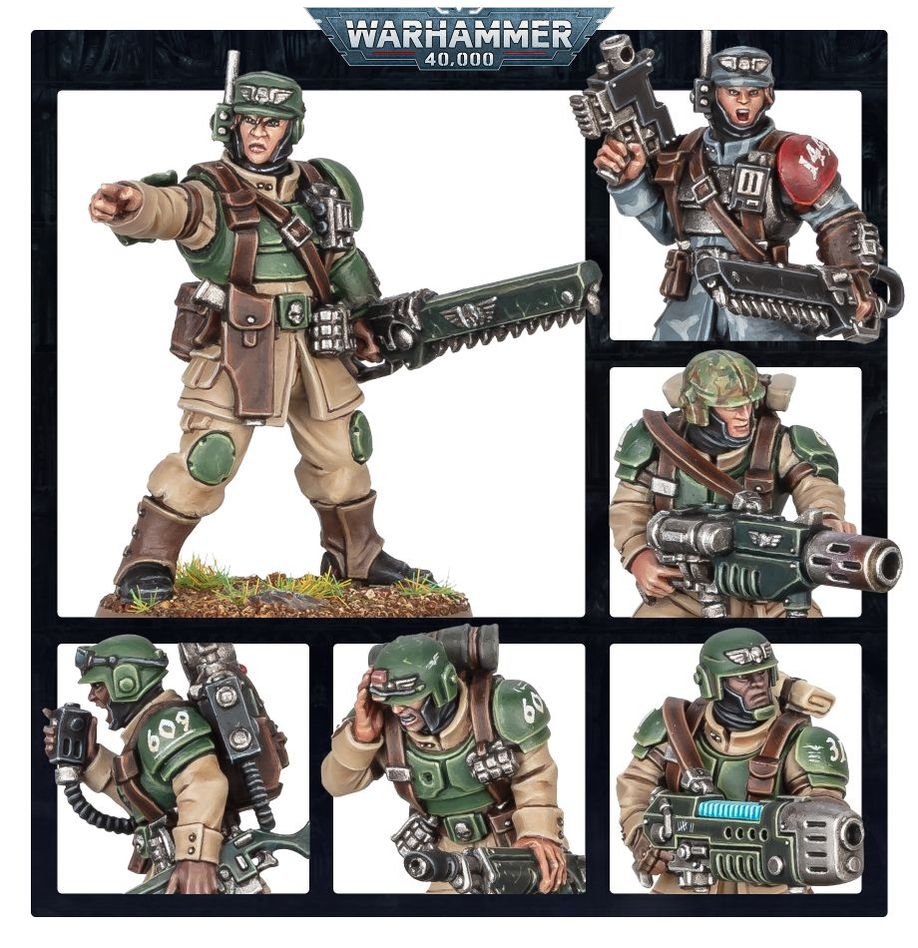 Warhammer 40K - Astra Militarum Cadian Shock Troops