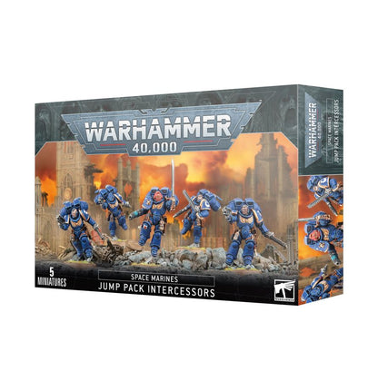 Warhammer 40,000 - Space Marines Assault Intercessors with Jump Packs