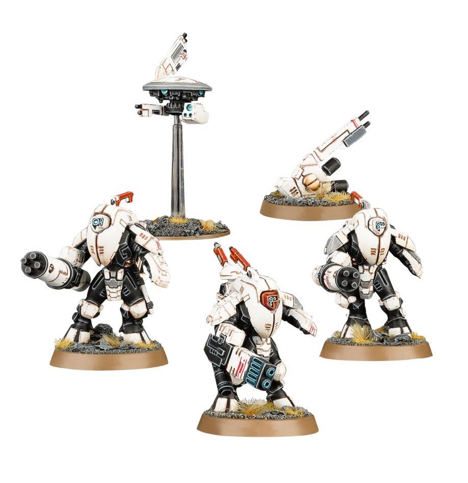 Warhammer 40K - Tau Empire XV25 Stealth Battlesuits Team