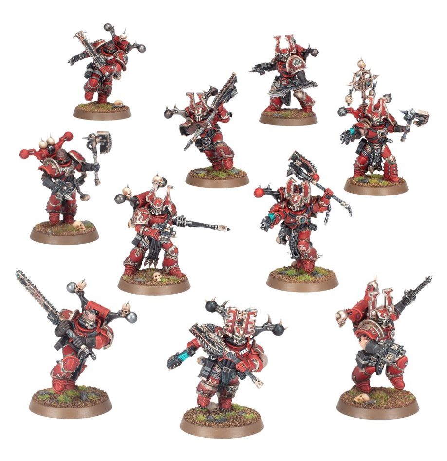 Warhammer 40K - World Eaters Khorne Berzerkers