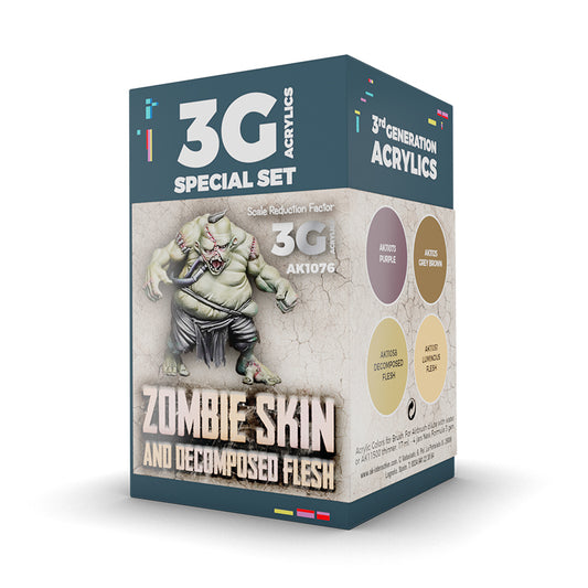 AK Interactive Wargame 3GEN Color Set: Zombie Skin