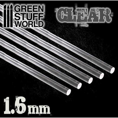 Clear Acrylic Rods - Round 1.6mm