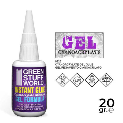 Instant Cyanoacrylate Glue for Model Making - Gel Formula