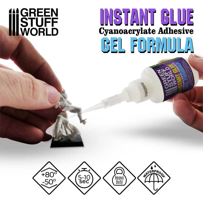 Instant Cyanoacrylate Glue for Model Making - Gel Formula