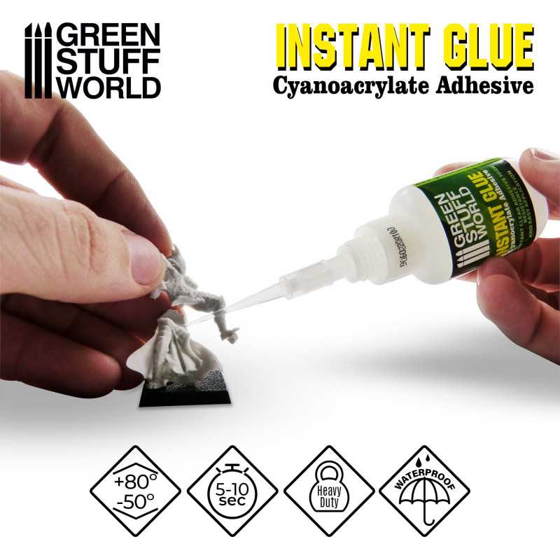 Instant Cyanoacrylate Glue for Model Making