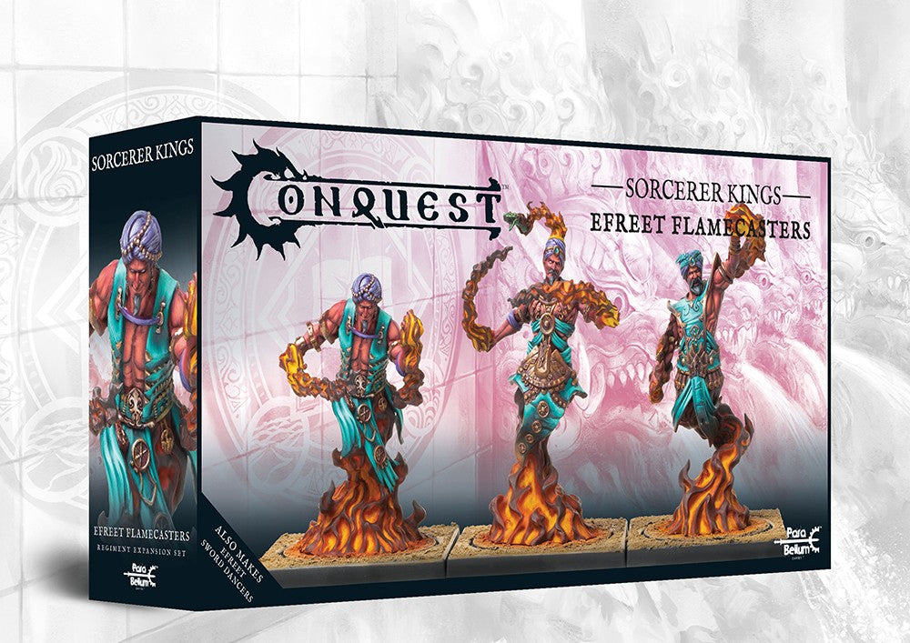 Conquest - Sorcerer Kings Efreet Flamecasters (Dual Kit)