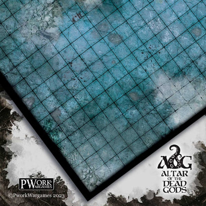 Altar of the Dead Gods - Frozen Temple Game Mat