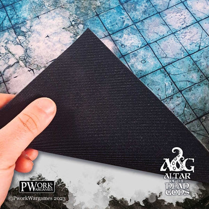 Altar of the Dead Gods - Frozen Temple Game Mat