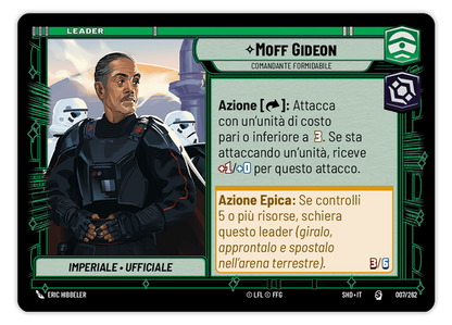 Star Wars Unlimited - Shadows of the Galaxy Boosters Pack (Ita)