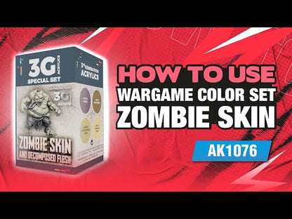 AK Interactive Wargame 3GEN Color Set: Zombie Skin
