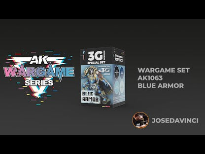AK Interactive Wargame 3GEN Color Set: Blue Armor
