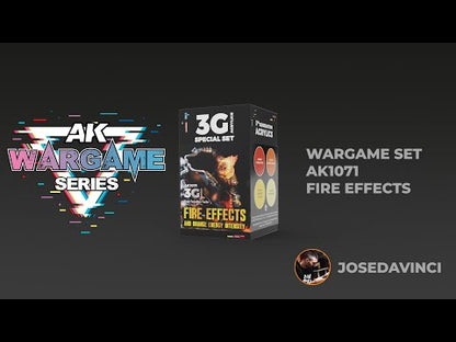 AK Interactive Wargame 3GEN Color Set: Fire Effects