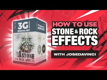 AK Interactive Wargame 3GEN Color Set: Stone and Rock Effects