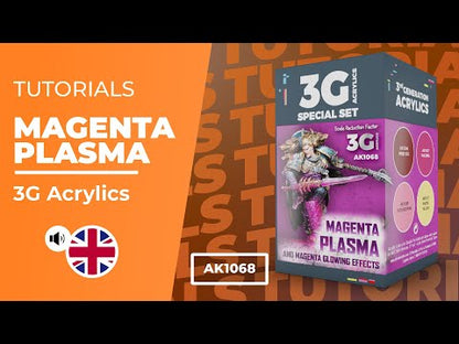 AK Interactive Wargame 3GEN Color Set: Magenta Plasma